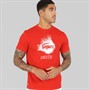 Lacoste Mens Graphic T-Shirt Grenadine