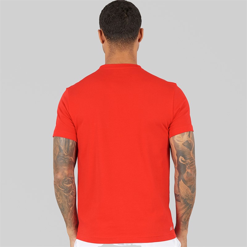 Lacoste Mens Graphic T-Shirt Grenadine