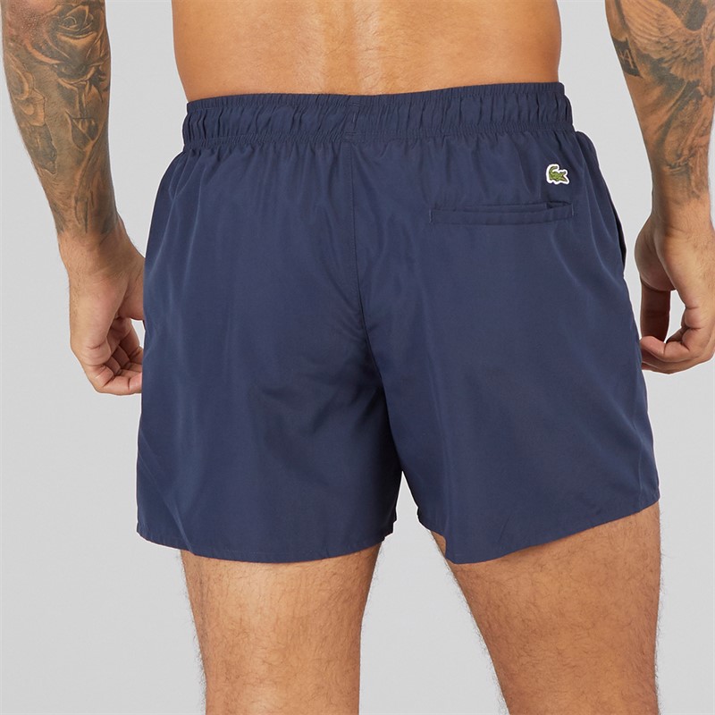 Lacoste Mens Swim Shorts Navy Blue