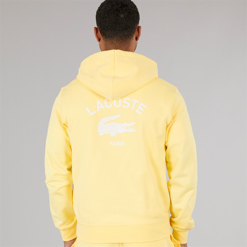 Lacoste Mens Hoodie Yellow