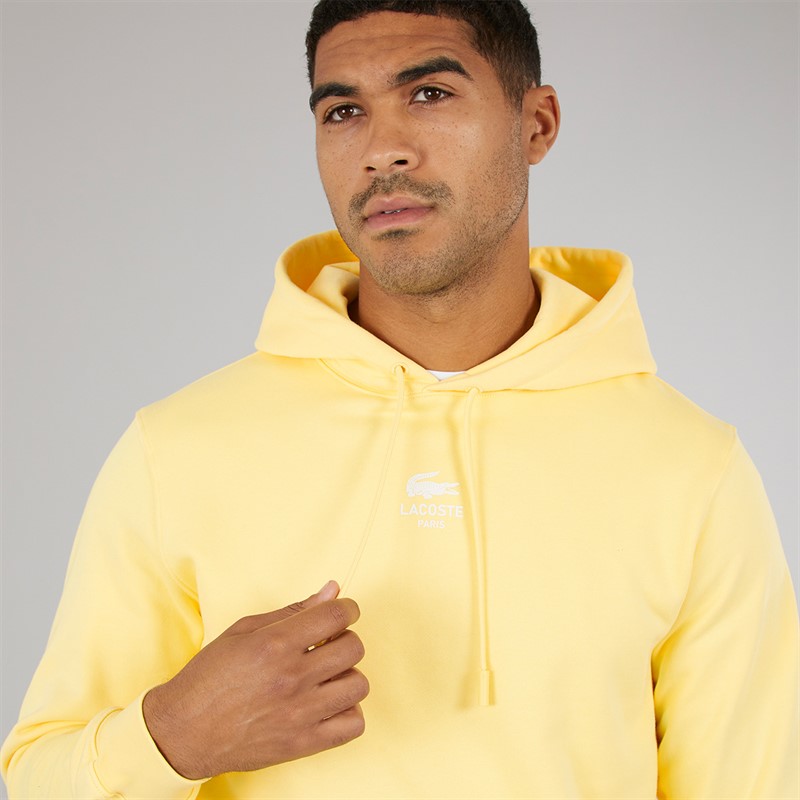 Lacoste Mens Hoodie Yellow