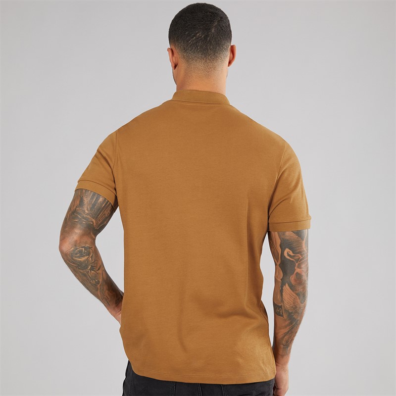 Lacoste Mens Polo Shirt Date Brown