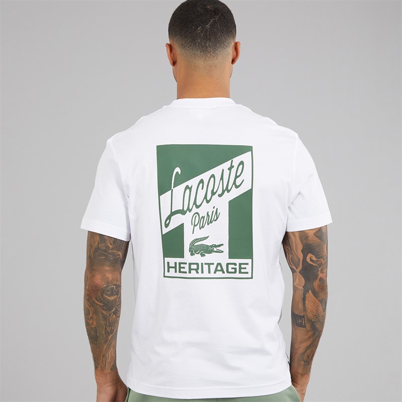 Lacoste Mens T-Shirt White