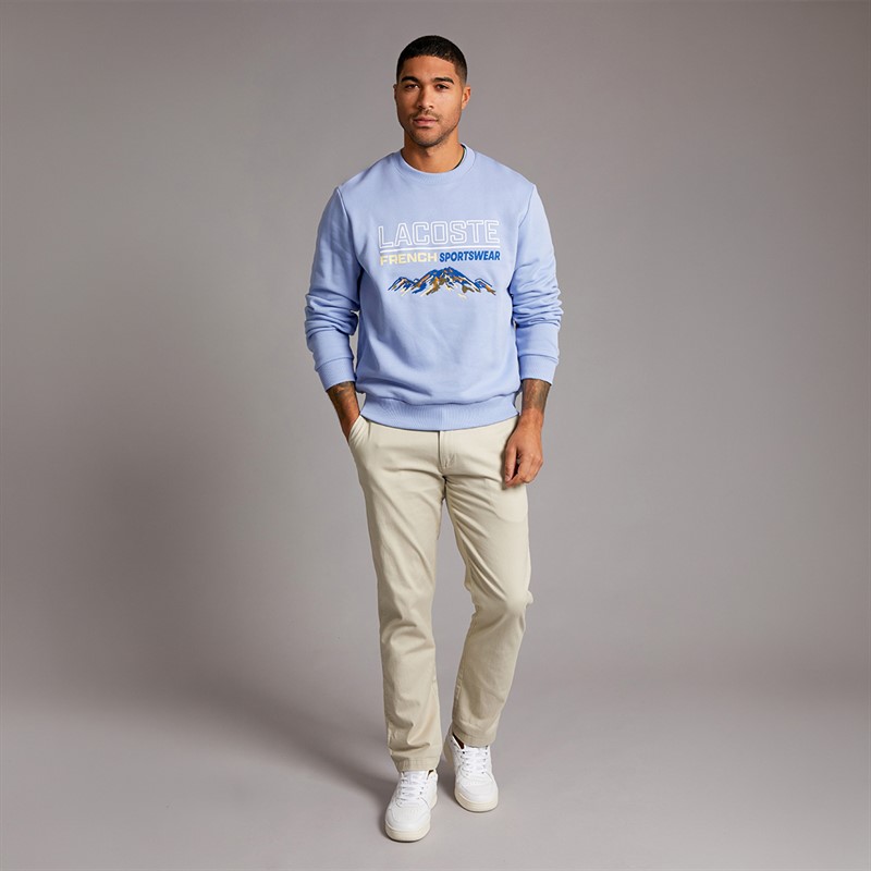 Lacoste Mens Sweatshirt Delphinium