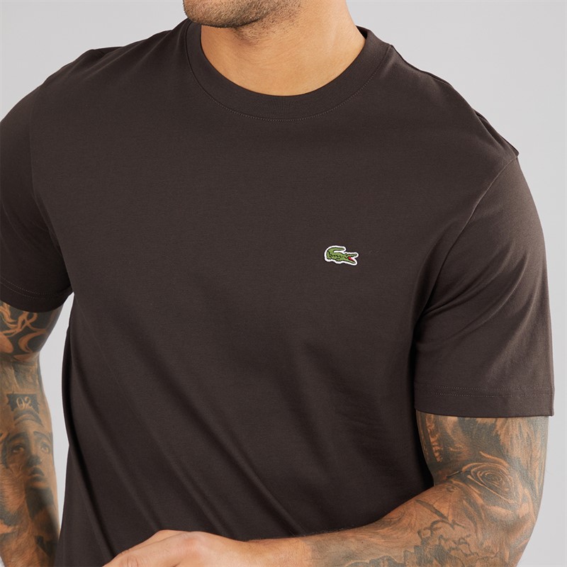 Lacoste Mens Crew Neck T-Shirt Port 0