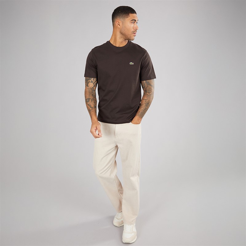 Lacoste Mens Crew Neck T-Shirt Port 0