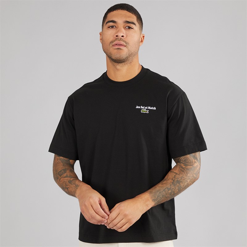 Lacoste Mens T-Shirt Black
