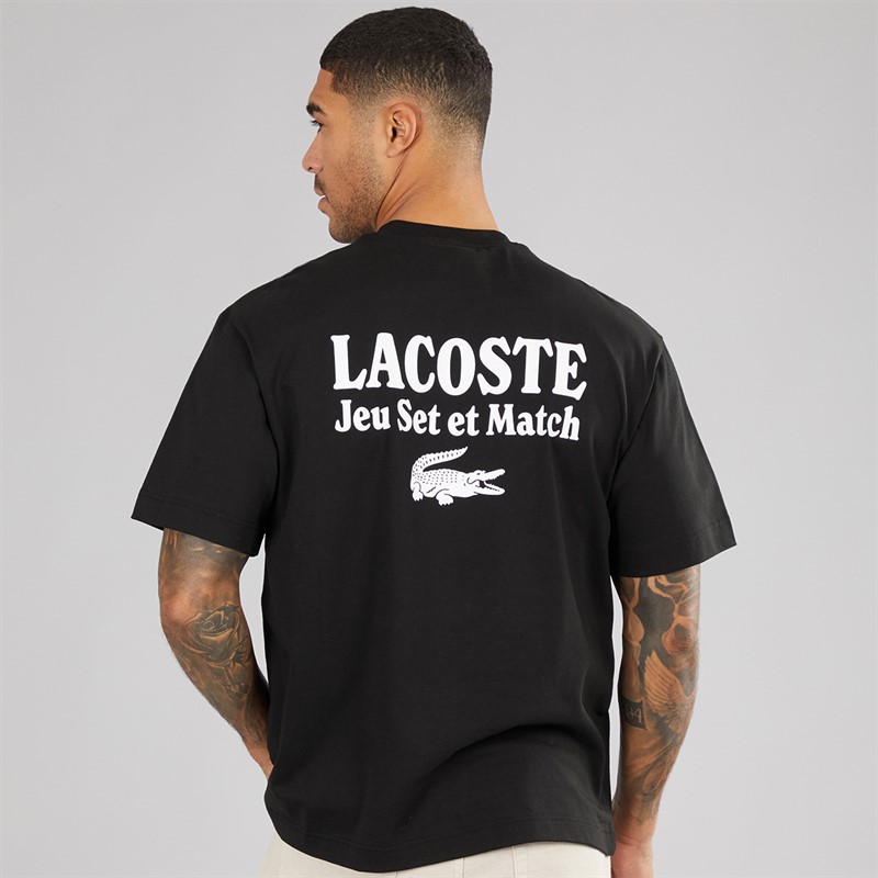 Lacoste Mens T-Shirt Black