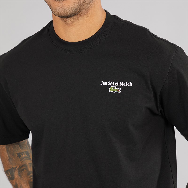 Lacoste Mens T-Shirt Black