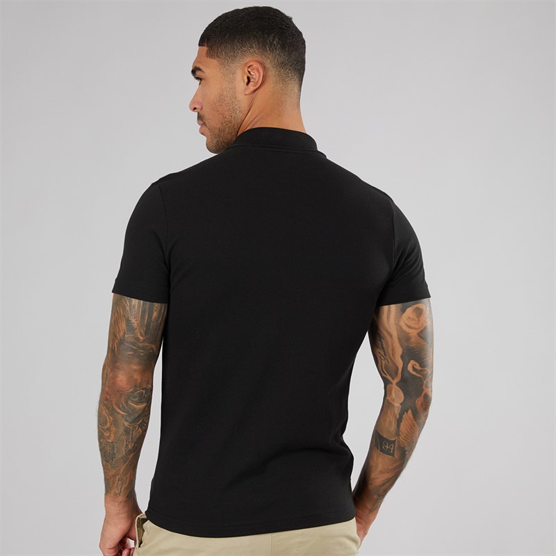 Lacoste Mens Polo Shirt Black/Lapland Sinople