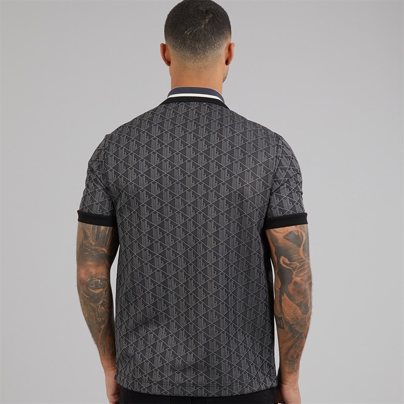 Lacoste Mens Polo Shirt Black/Graphite