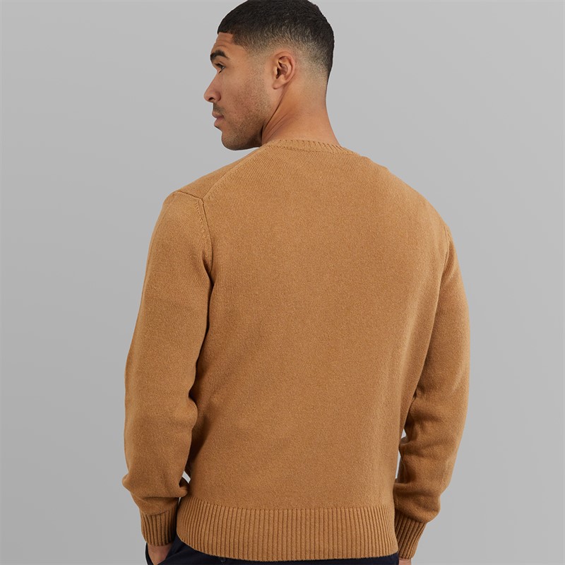 Lacoste Mens Crew Neck Jumper Datte Chine