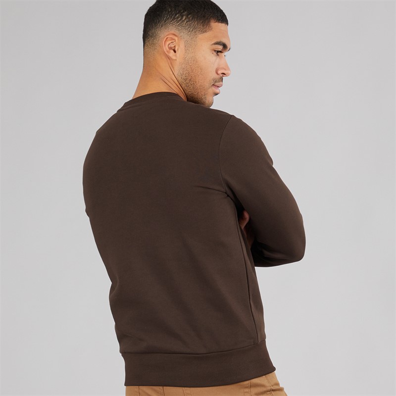 Lacoste Mens Crew Neck Sweatshirt Port 0