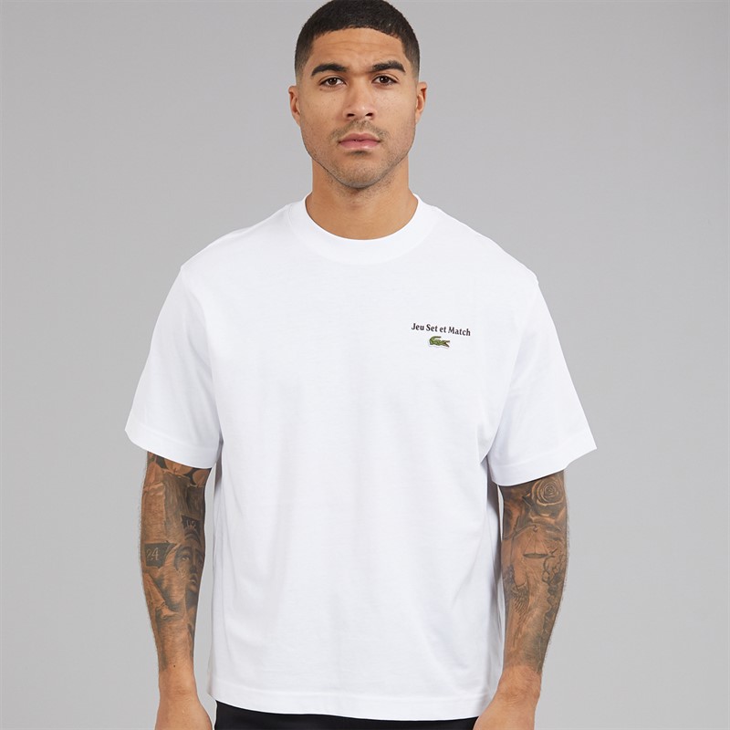 Lacoste Mens T-Shirt White