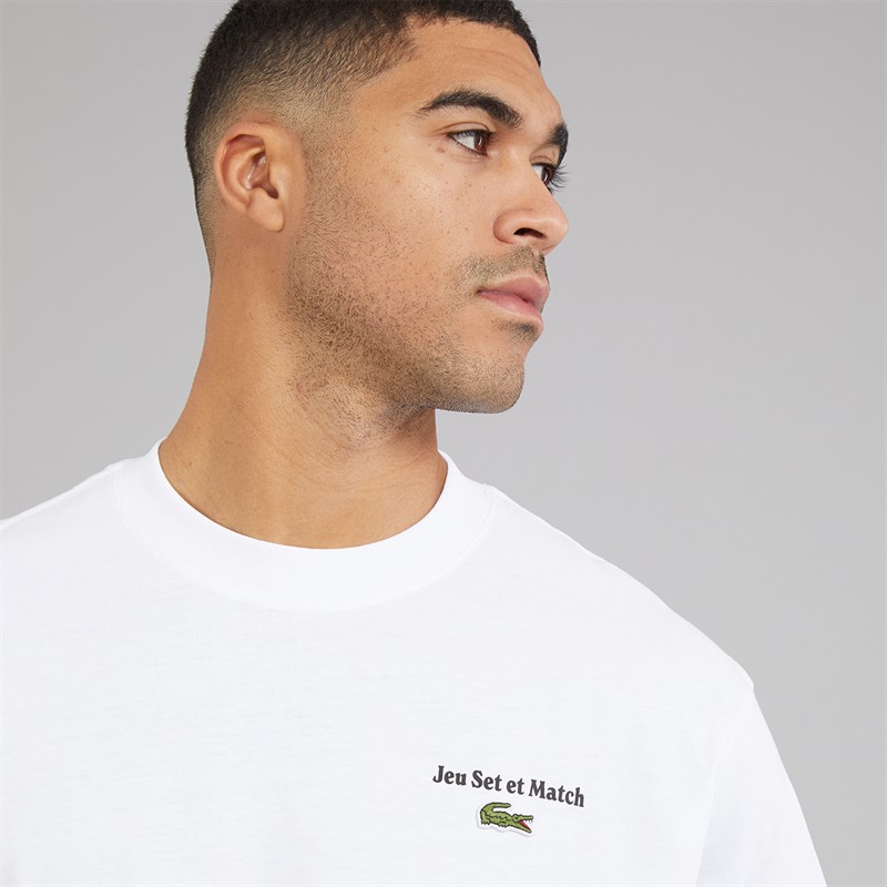 Lacoste Mens T-Shirt White