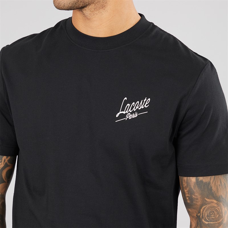 Lacoste Mens T-Shirt Black