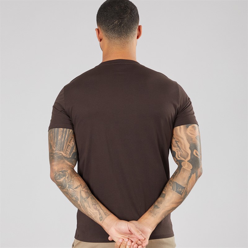 Lacoste Mens Crew Neck T-Shirt Port 0