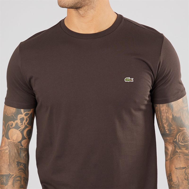 Lacoste Mens Crew Neck T-Shirt Port 0