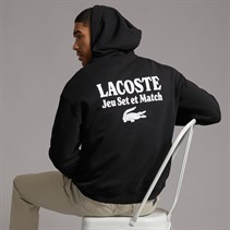 Lacoste Mens Hoodie Black