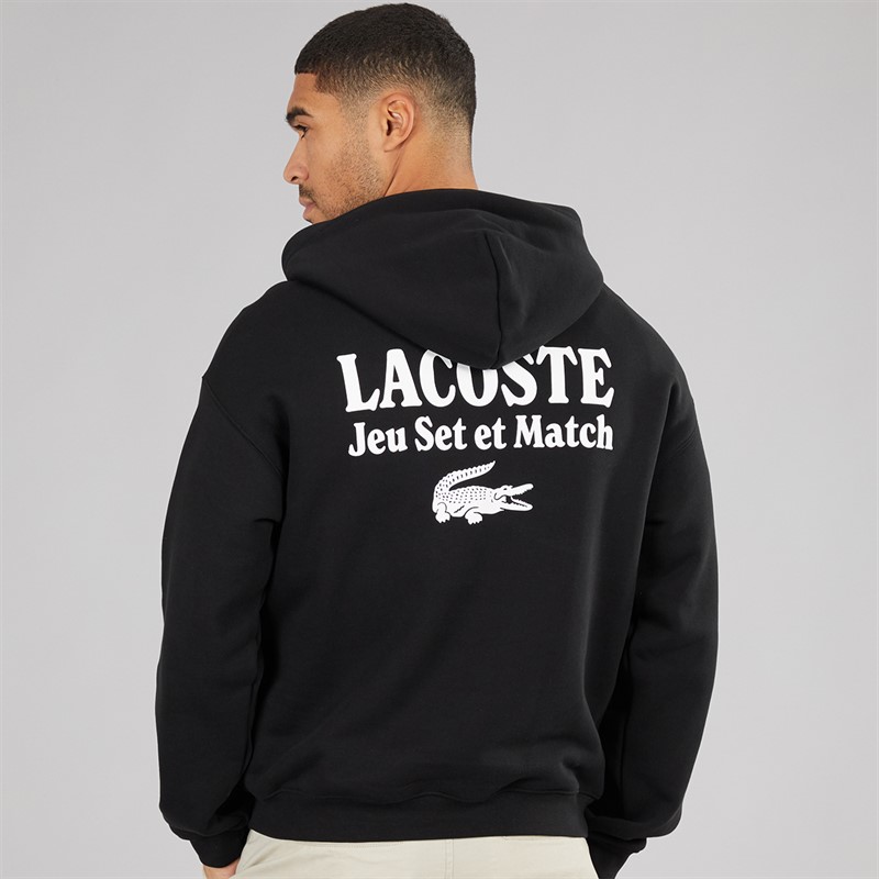 Lacoste Mens Hoodie Black