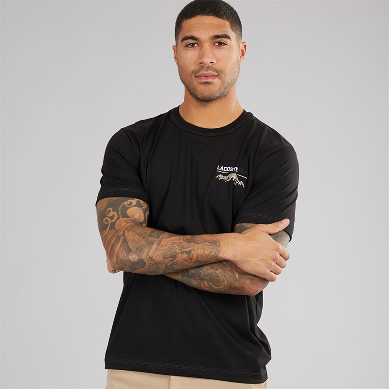 Lacoste Mens T-Shirt Black