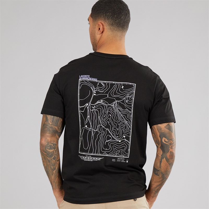 Lacoste Mens T-Shirt Black