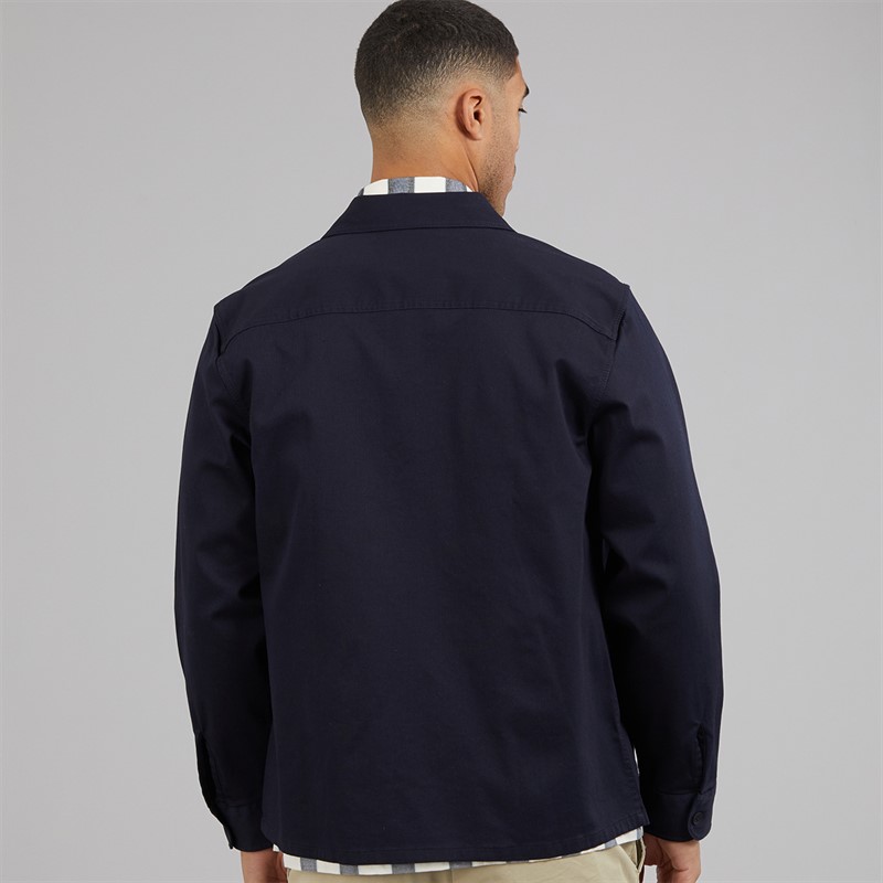 Lacoste Mens Long Sleeve Overshirt Abysm