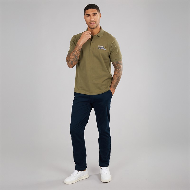 Lacoste Mens Polo Shirt Olive