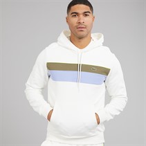 Lacoste Mens Hoodie Flour/Olive Delphinium