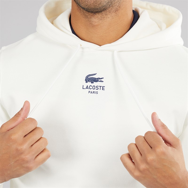 Lacoste Mens Hoodie Flour
