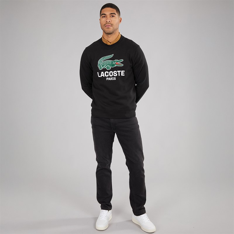 Lacoste Mens Sweatshirt Black