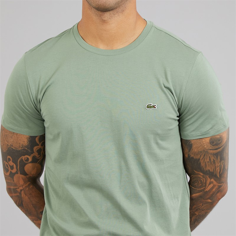 Lacoste Mens Crew Neck T-Shirt Thyme
