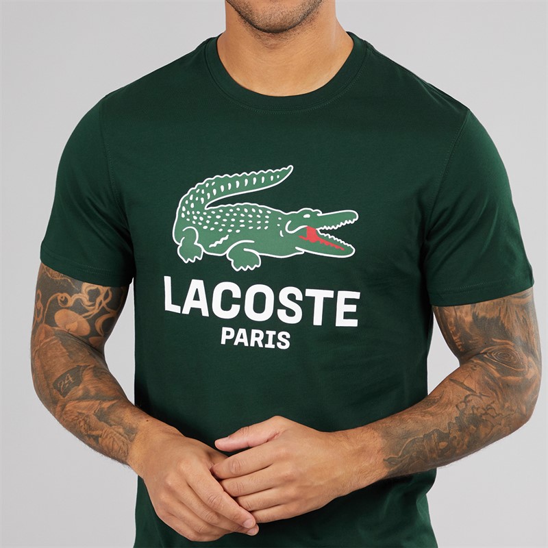Lacoste Mens Crew Neck T-Shirt Sinople