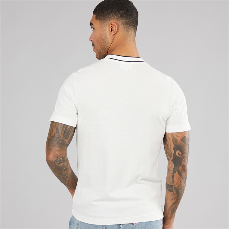 Lacoste Mens Crew Neck T-Shirt Flour