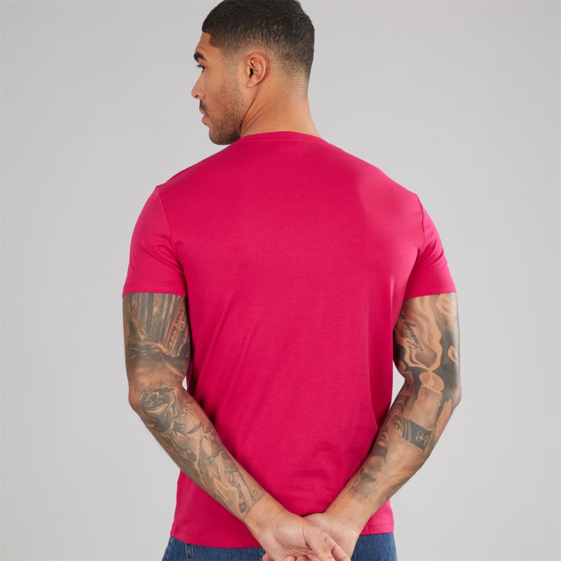 Lacoste Mens Crew Neck T-Shirt Bigarreau Cherry