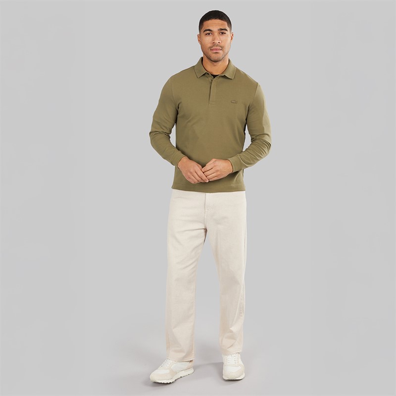 Lacoste Mens Polo Shirt Olive