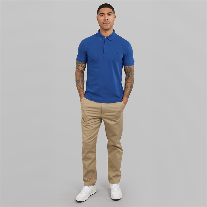 Lacoste Mens Polo Shirt France Blue