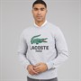 Lacoste Mens Sweatshirt Silver Chine