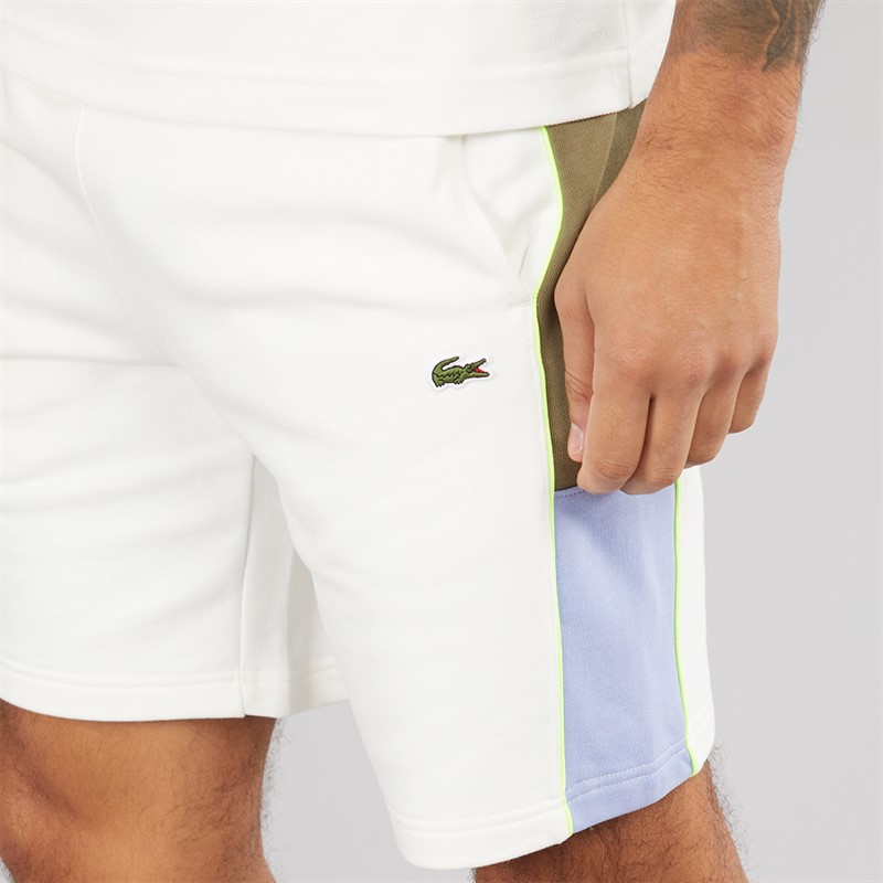 Lacoste Mens Shorts Flour/Olive Delphinium