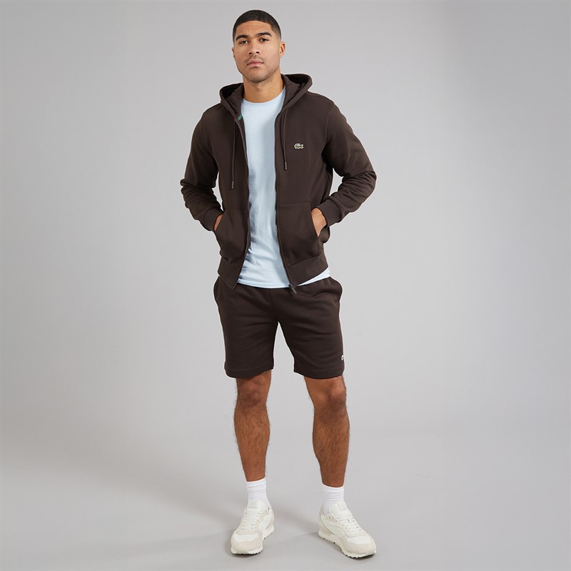 Lacoste Mens Zip Up Hoodie Port 0