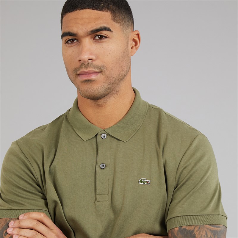 Lacoste Mens Polo Shirt Olive