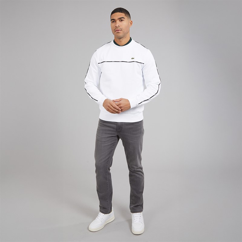 Lacoste Mens Sweatshirt White