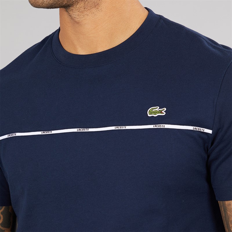 Lacoste Mens T-Shirt Navy Blue