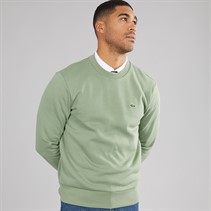 Lacoste Mens Crew Neck Sweatshirt Thyme