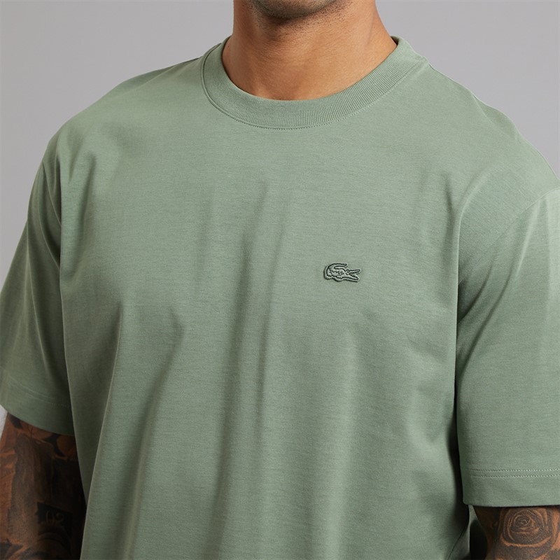Lacoste Mens Crew Neck T-Shirt Thyme