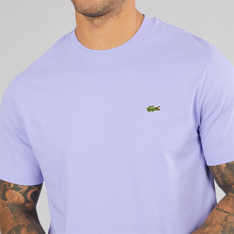 Lacoste Mens Crew Neck T-Shirt Delphinium