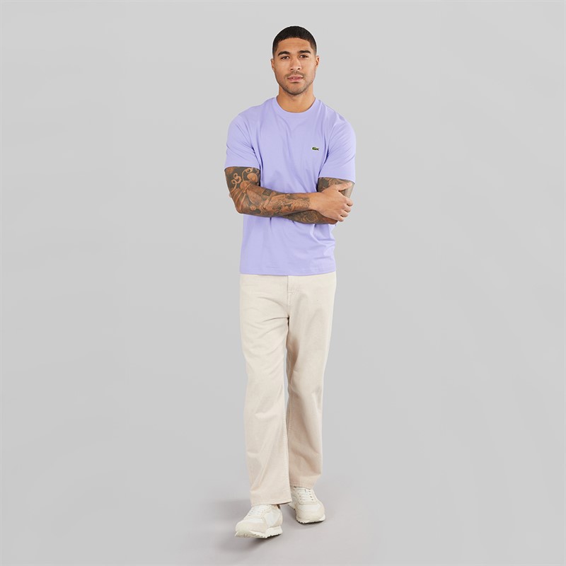 Lacoste Mens Crew Neck T-Shirt Delphinium