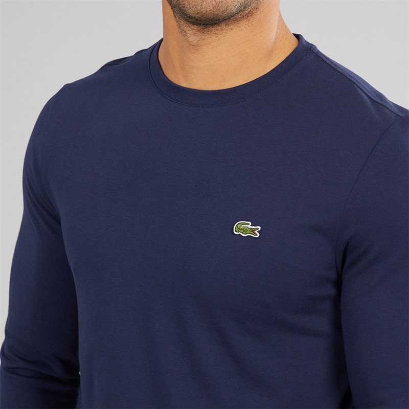 Lacoste Mens T-Shirt Navy Blue