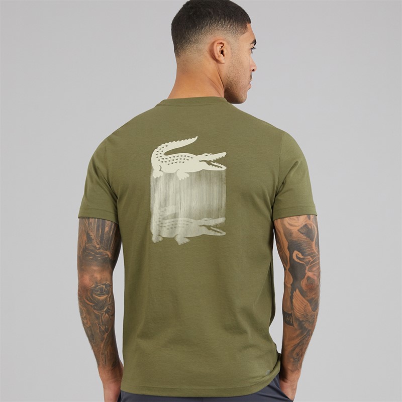 Lacoste Mens T-Shirt Olive