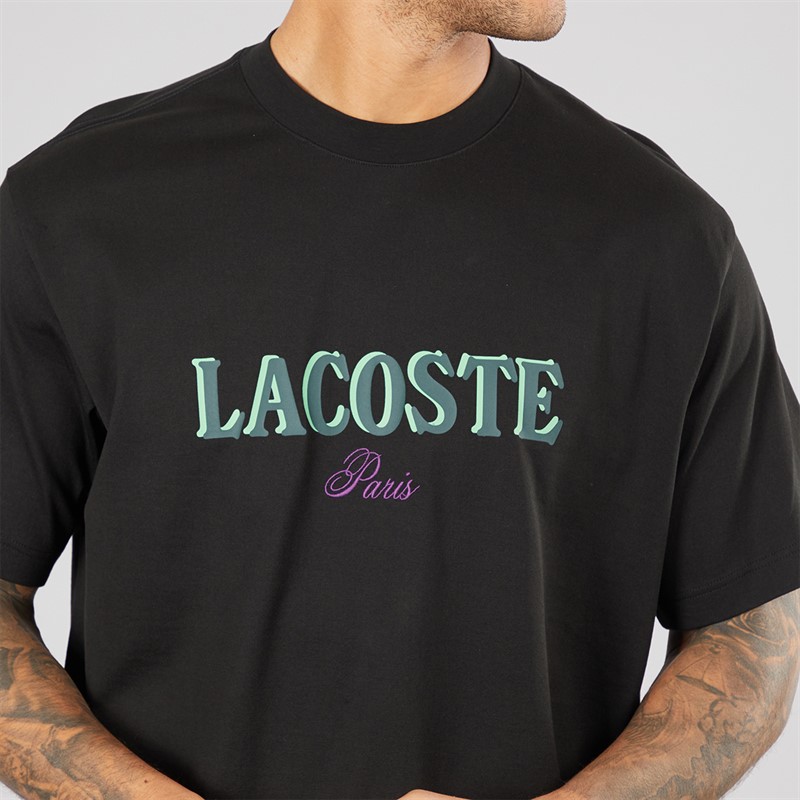 Lacoste Mens T-Shirt Black